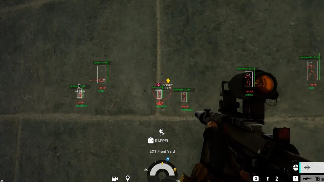 Скриншоты чита Crusader для Rainbow Six Siege