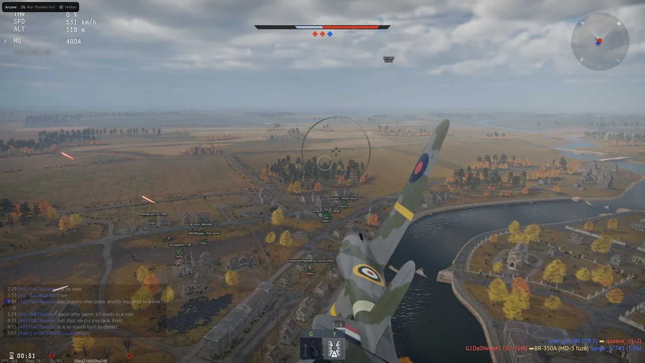 Скриншоты чита Arcane Full для War Thunder