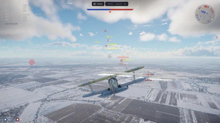 Скриншоты чита Xernel для War Thunder
